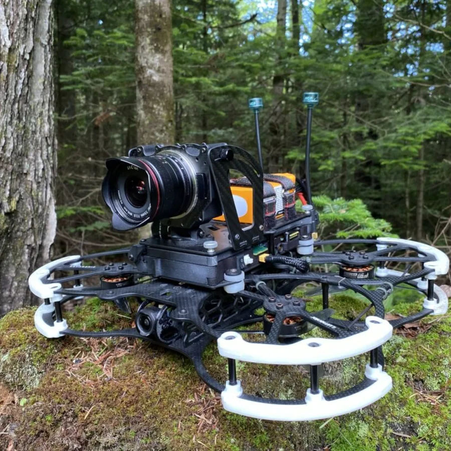 Specialized drone equipment prepared for production